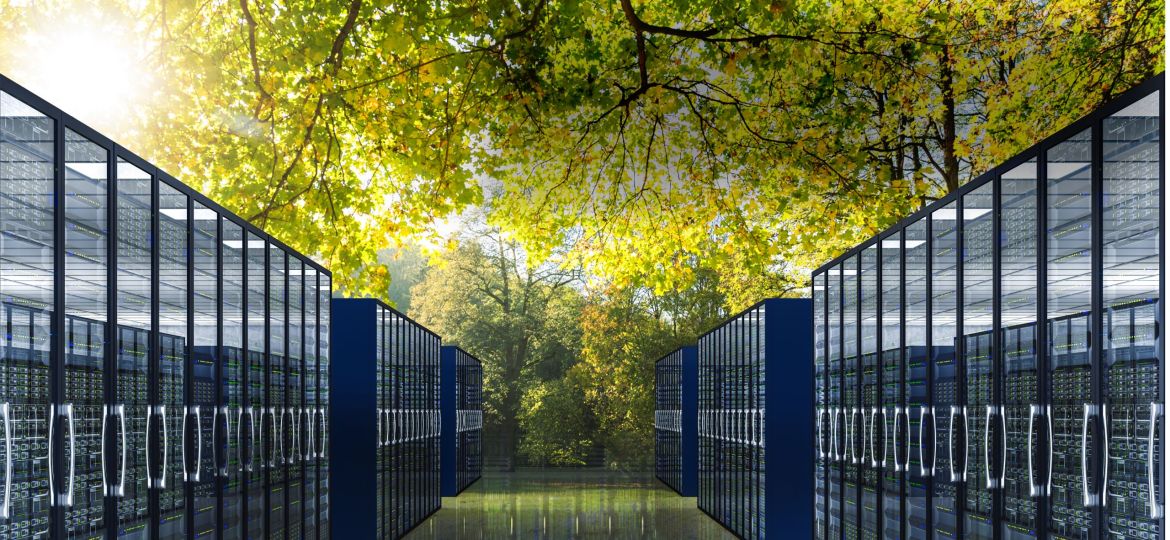 3d image of data center